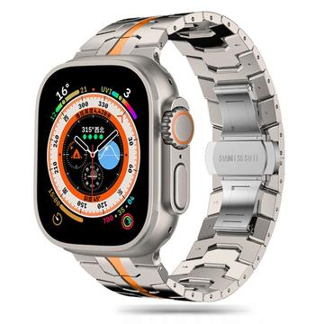 Apple Watch Series Ultra 2/Ultra/10/9/8/SE (2022)/7/SE/6/5/4/3/2/1 Tech-Protect Roestvrij stalen lijnband - 49mm/46mm/45mm/44mm/42mm