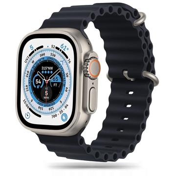 Apple Watch Ultra 2/Ultra/9/8/SE (2022)/7/SE/6/5/4 Tech-Protect Iconband Pro TPU Riem - 49mm/45mm/44mm/42mm - Zwart