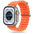 Apple Watch Ultra 2/Ultra/9/8/SE (2022)/7/SE/6/5/4 Tech-Protect Iconband Pro TPU Riem - 49mm/45mm/44mm/42mm - Oranje