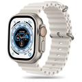 Apple Watch Ultra 2/Ultra/9/8/SE (2022)/7/SE/6/5/4 Tech-Protect Iconband Pro TPU Riem - 49mm/45mm/44mm/42mm - Beige