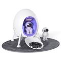 Astronaut Space Landing Starry Sky Nebula Projection Lamp - Bedroom Atmosphere Night Light (Open-Box Satisfactory)