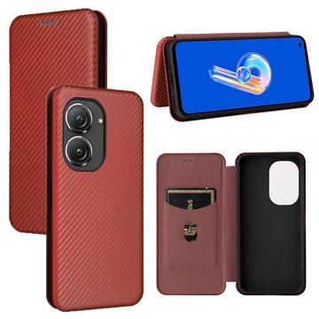 Asus Zenfone 9 Flip Cover - Koolstofvezel