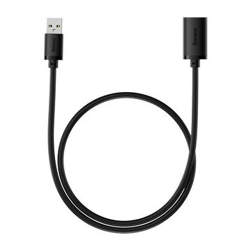 Baseus AirJoy USB 3.0 Male naar Female verlengkabel - 0.5m - Zwart