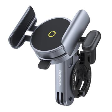 Baseus PrimeTrip Magnetische Telefoonhouder voor Fiets/Scooter - 5.2" tot 7.2" - Zwart