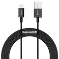 Baseus Superior Series Lightning Kabel - 1m - Zwart