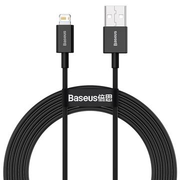 Baseus Superior Series Lightning Kabel - 1m - Zwart