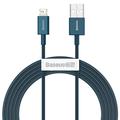 Baseus Superior Series Lightning Kabel - 2m - Blauw