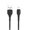 Beline BLNCBL01 25W USB-A / Lightning-kabel - 1m - Zwart