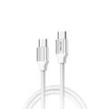 Beline BLNCWC03 65W USB-C / USB-C Oplaad- en Gegevensoverdrachtkabel - 1m - Wit