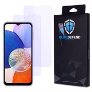 Samsung Galaxy A14/A14 5G BlueDefend Anti-Blue Light Glazen Screenprotector - 2 stuks.