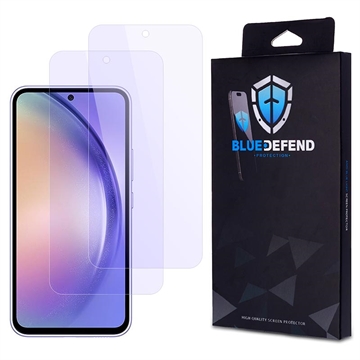 Samsung Galaxy A54 5G BlueDefend Anti-Blue Light Glazen Screenprotector - 2 stuks.