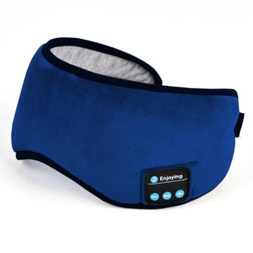 Bluetooth Hoofdband Slaapmasker / Slim Afspelend Muziek Oogmasker - Blauw