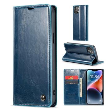 Caseme 003 Series iPhone 14 Portemonnee Hoesje - Blauw