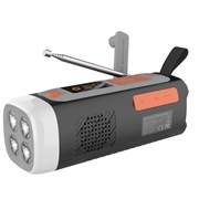 Camping handbediende Solar Radio / Bluetooth Speaker LR-7A - 4500mAh, AM/FM/SW