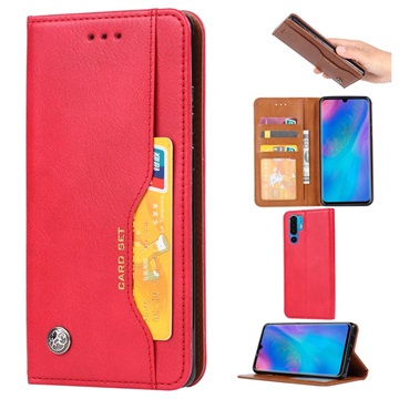 Card Set Huawei P30 Pro Wallet Case - Rood