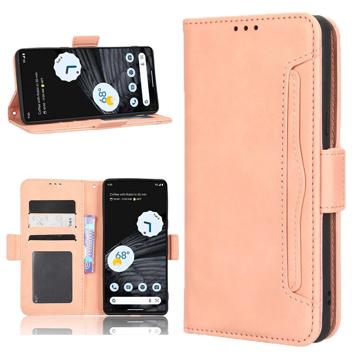 Cardholder Series Google Pixel 7 Pro Portemonnee Hoesje - Roze