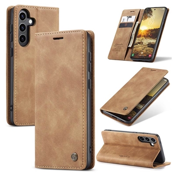 Samsung Galaxy S24 FE Caseme 013 Series Portemonnee Hoesje - Bruin