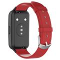 Klassieke Gesp Huawei Band 7 Lederband - Rood