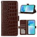 Crocodile Series OnePlus Nord 2T Wallet Leren Hoesje met RFID