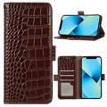 Crocodile Series iPhone 14 Wallet Leren Hoesje met RFID