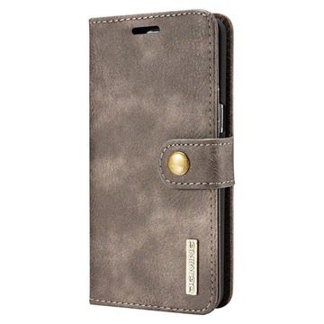 Samsung Galaxy S8+ DG.Ming 2-in-1 Wallet Leren Hoesje - Grijs