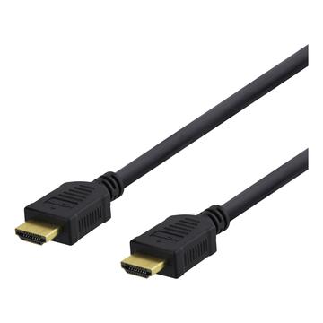 Deltaco Hoge-Snelheid HDMI Kabel met Ethernet - 10m, 4K UHD - Zwart