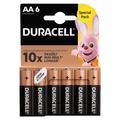 Duracell Basic LR6/AA Batterijen - 6 stuks.