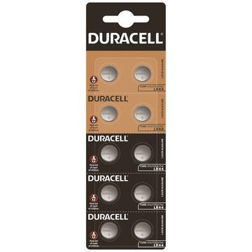 Duracell Mini G13/LR44 knoopcelbatterij - 10 stuks.