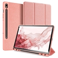 Samsung Galaxy Tab S9 Dux Ducis Domo Tri-Fold Smart Folio Hoesje (Geopende verpakking - Bulkverpakking) - Roze