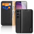 Samsung Galaxy S24+ Dux Ducis Hivo Wallet Leren Hoesje - Zwart