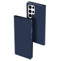 Dux Ducis Skin Pro Samsung Galaxy S23 Ultra 5G Flip Cover - Blauw