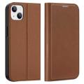 Dux Ducis Skin X2 iPhone 14 Plus Flip Hoesje - Bruin