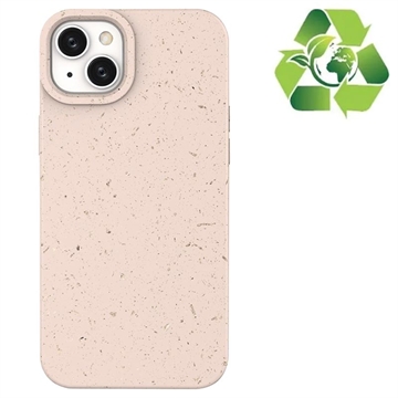 Eco Nature iPhone 14 Plus Hybrid Hoesje - Roze