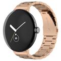 Elegante Google Pixel Watch Roestvrij Stalen Riem - Rosé goud