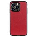 Elegante iPhone 14 Pro Leren Hoesje - Rood