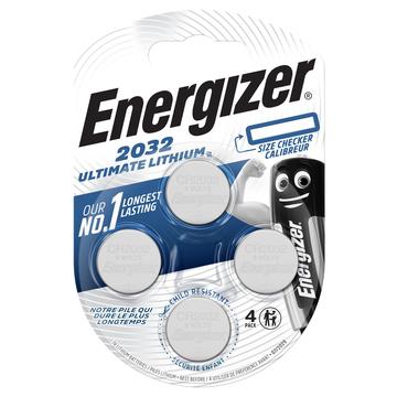 Energizer Ultimate Lithium CR2032 Batterijen - 3V