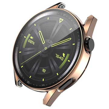 Enkay Huawei Watch GT 3 Cover met Glazen Screenprotector - 46mm