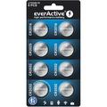 EverActive Mini Coin Cell Batterijset - CR2016/CR2025/CR2032 - 8 stuks.