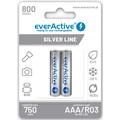 EverActive Silver Line EVHRL03-800 Oplaadbare AAA batterijen 800mAh - 2 stuks.