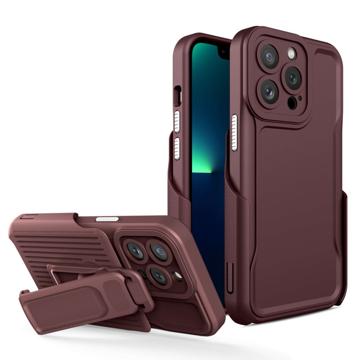 Explorer Series iPhone 14 Pro Hybride Hoesje met Riemclip