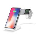 F11 2-in-1 mobiele telefoon Smart Watch draadloze oplader standaard Qi draadloze snelle oplader voor iPhone Samsung Apple Watch