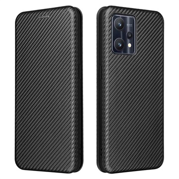 OnePlus Nord CE 2 Lite 5G Flip Hoesje - Koolstofvezel - Zwart