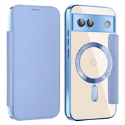 Google Pixel 8a Flip hoesje met kaartsleuf - MagSafe compatibel - Blauw