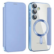 Samsung Galaxy A55 Flip hoesje met kaartsleuf - MagSafe compatibel - Blauw