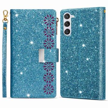 Starlight Series Samsung Galaxy S23 5G Portemonnee Hoesje - Blauw