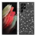 Glitter Series Samsung Galaxy S23 Ultra 5G Hybrid Hoesje - Zwart