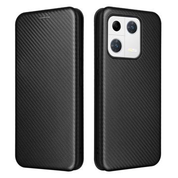 Xiaomi 13 Pro Flip Hoesje - Koolstofvezel - Zwart