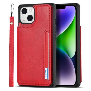 iPhone 14 Plus Magnetisch Kickstand Wallet Case