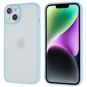 Lichtgevend iPhone 14 Plus TPU Hoesje - Blauw