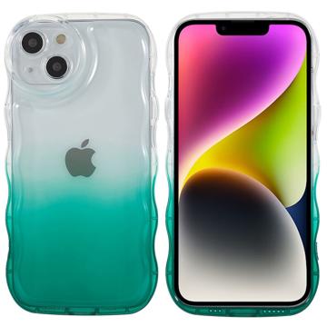 Wavy Edge Gradient iPhone 14 Plus TPU Hoesje